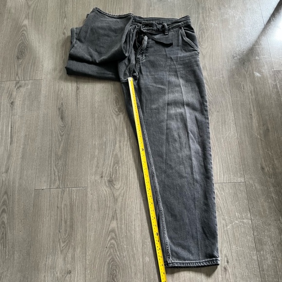 Uniqlo Men's Wide Fit Tapered Style Middle Rise Black Jeans Size 33 - Picture 13 of 13